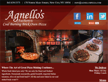 Tablet Screenshot of agnellosbrickovenpizza.com